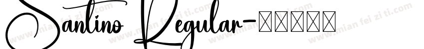 Santino Regular字体转换